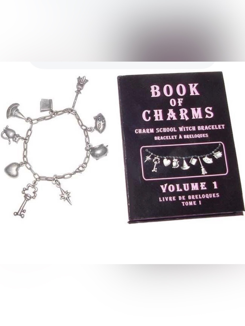 Book of Charms Silver Charm Bracelet - Harry Potter memorabilia